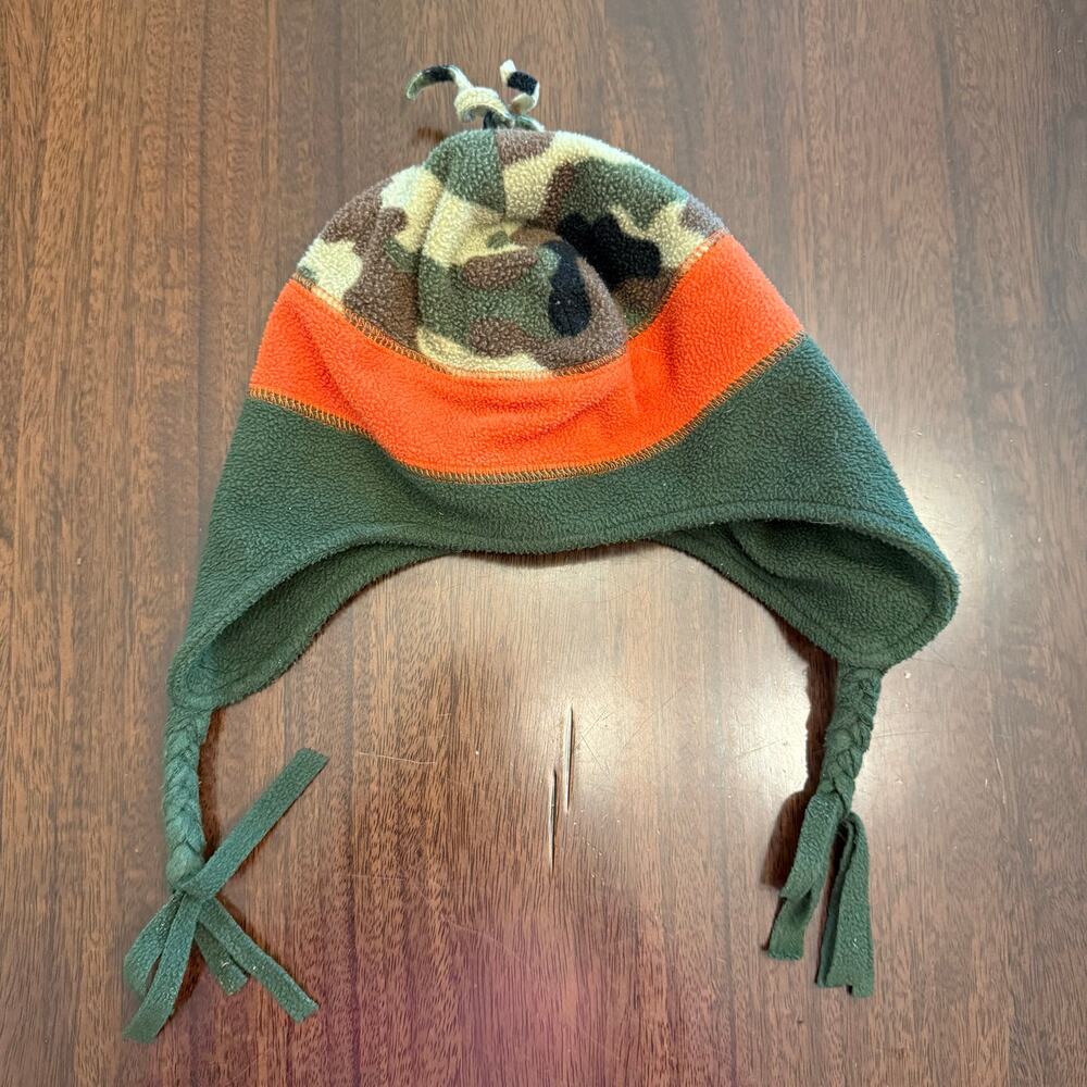 Camo Fleece Winter Earflap Hat